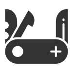 Holiday Knife Tourism SVG Icon